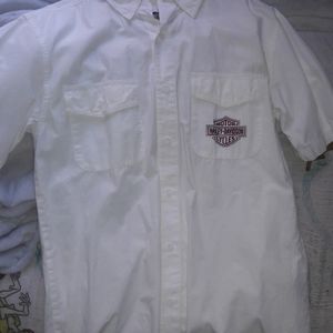 Harley Davidson button down shirt